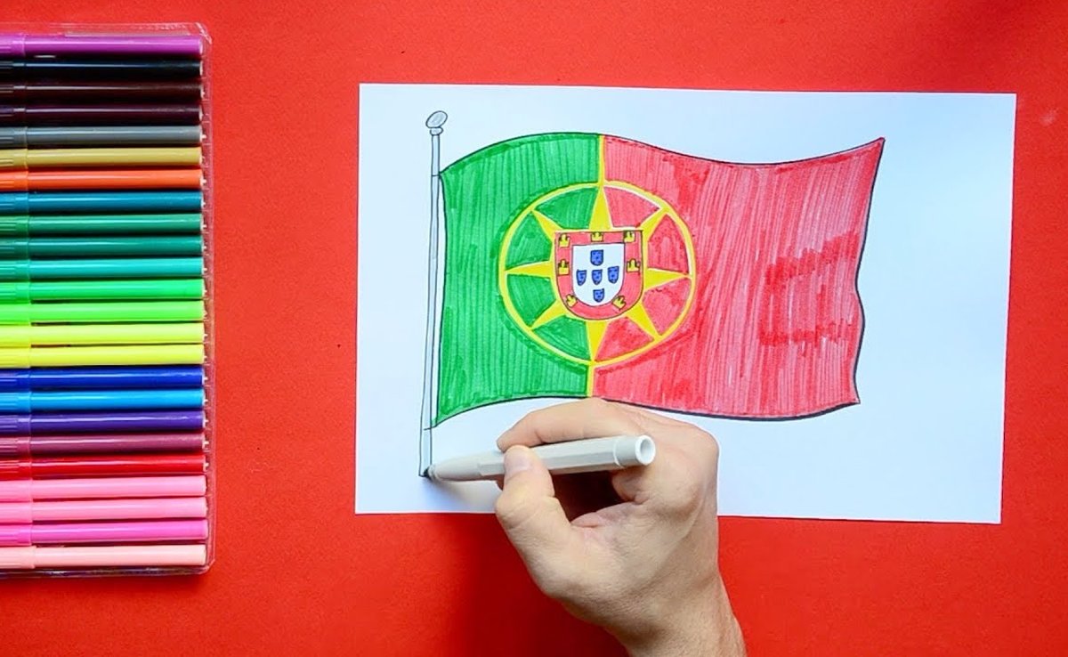 bandiera-del-portogallo-da-colorare