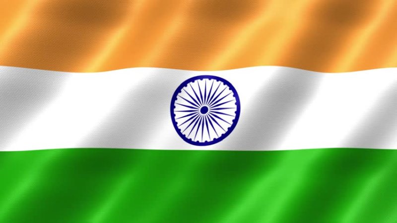 bandiera-india-vento-sventola-mossa