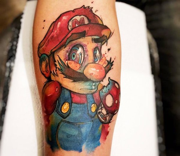 tatuaggio-cartoon-supermario-nintendo-braccio