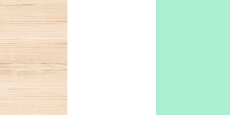 cucina-bianco-verde-acqua-legno